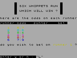 Screen from Whippets