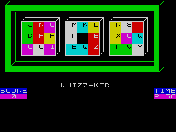 Screen from Whizz Kid