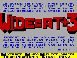 Screen from Widecat +3