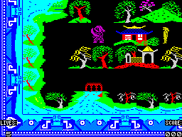 Screen from Willow Pattern