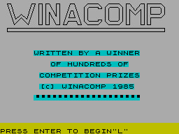 Screen from Winacomp