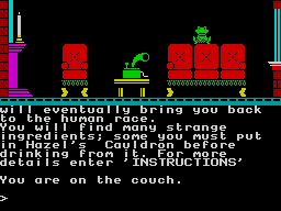 Screen from The Witch's Cauldron