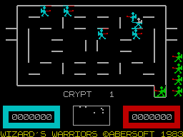 Screen from The Wizard's Warriors