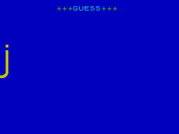 Screen from Wordgames