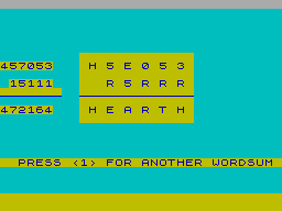 Screen from Wordsum