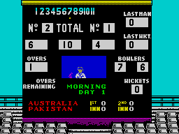 Screen from World Cricket