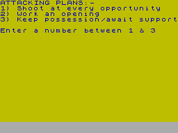 Screen from World Cup 1986
