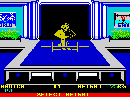 Screen from World Games