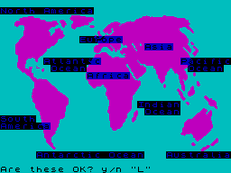 Screen from World Map