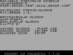 Screen from Wschody i Zachody Slonca
