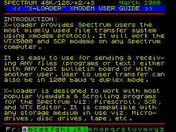 Screen from X-Loader Xmodem User Guide