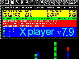 Screen from X Player