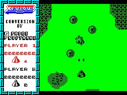 Screen from Xevious