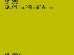 Screen from Z80 Toolkit
