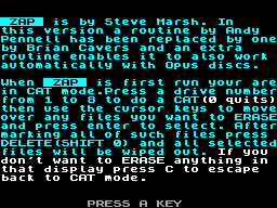 Screen from ZAP!