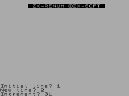 Screen from ZX-RENUM