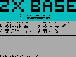Screen from ZX Base