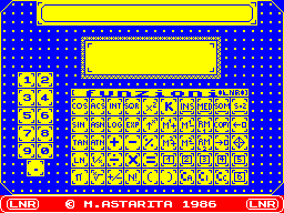 Screen from ZX Calculator