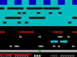 Screen from ZX Frogger