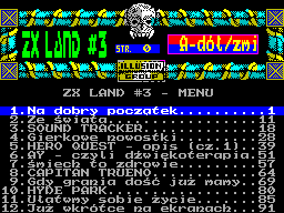 Screen from ZX Land issue 3