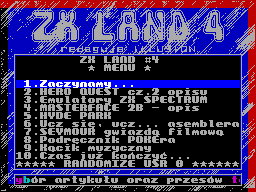 Screen from ZX Land issue 4