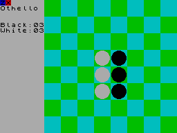 Screen from ZX Othello