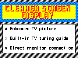 Screen from ZX Spectrum 128 Retail Demonstration Cassette