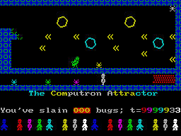 Screen from ZX Willy the Bug Slayer