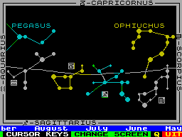 Screen from Zodiac Star Maps