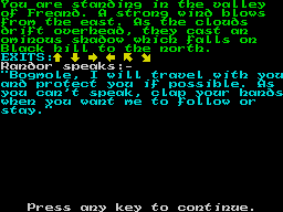 Screen from Zogan's Revenge