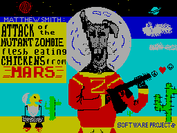 Screen from Attack of the Mutant Zombie Flesh Eating Chickens from Mars