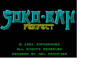 Screen from Sokoban Perfect