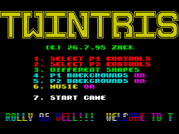 Screen from Twintris